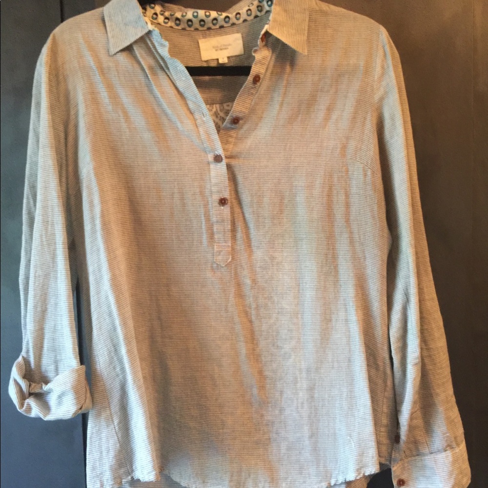 Birds of Paradis Trovata shirt Anthropologie